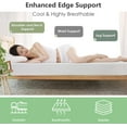 thumbnail image 4 of FDW Queen 12 Inch Medium-Firm Gel Memory Foam Mattress, CertiPUR-US Certified, in a Box, Pressure Relief, White, 4 of 7