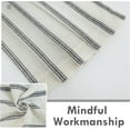 thumbnail image 3 of DriftAway Farmhouse Vertical Striped Linen Blend Textured Light Filtering Semi Sheer Rod Pocket Back Tab Curtains for Living Room Bedroom 63 Inches Long Drapes Grommet 2 Panels, 3 of 5