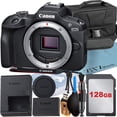 thumbnail image 1 of Canon EOS R100 Mirrorless Camera (Body) with 4K Video + 128GB Memory Card + Case + ZeeTech Accessory Bundle, 1 of 8