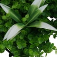 thumbnail image 3 of 50X50 Artificial Plant Wall Reusable Panel Plastic Garden Grass Flower Wall Fake Green Plant Hanging Fencing Decor Uv Protection, 3 of 9