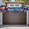 thumbnail image 5 of Decorative Design Happy 4th of July Patriotic Banner Star Spangled Balloon Fireworks for Independence Day Party Outdoor Celebration, 5 of 8