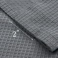 thumbnail image 6 of Yesfashion Cafe Curtains with Valance, Waffle Weave Kitchen Tier Curtains and Valance Set Bathroom Window Curtains Short Cafe Curtains, 6 of 7