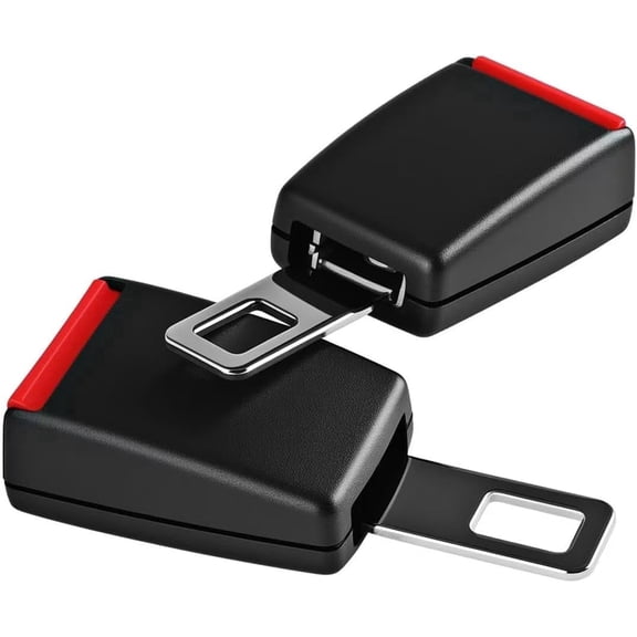 2 PCS Upgraded Seat Belt Extender for Cars,4.7 Inch Seatbelt Extender Buckle, Compatible with Most Vehicles