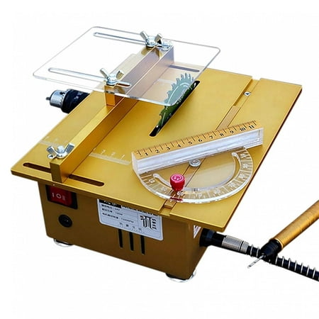 

Portable Table Saw Handmade Woodworking Bench Lathe Electric Polisher Grinder Cutting Saw DIY Model Crafts Cutting Tool
