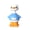 Blue, variant on Primegos Kids Walking Duck Toy Press Go Inertial Drive Pull Back 360 Degrees Rotatable Head Duck Car Educational Toy Toddlers Boys Girls Gift