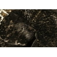thumbnail image 2 of Natural Scotland Cowhide Rug | Black & Copper | 5'x7', 2 of 4