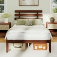 thumbnail image 4 of Costway 15.5 Inch Full Size Bed Frame with Retro Headboard &Under-Bed Storage Space, 4 of 10
