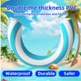 thumbnail image 3 of YSTIANN Jumbo Inflatable Pool Noodle,Lightweight & Curved Swimming Float with Sealed Air Valve, Stable Water Fun Toy for Kids & Adults,Intelligent Design for Pool, Beach & Lake WJ94-5487, 3 of 8