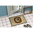 thumbnail image 4 of Borzoi Christmas Flowers Doormat 36 in x 24 in, 4 of 6