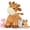 Giraffe-Yellow, variant on MorisMos 20" Frog Stuffed Animal with 4 Cute Babies, Large Soft Frog Plush Toy