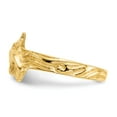 thumbnail image 3 of 14K Yellow Gold Ring Band Toe Dolphin, 3 of 5
