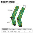 thumbnail image 3 of Bixox Pineapples1 Patterned Men's and Women's Knee Socks High Socks Outdoor Sports Socks, 3 of 5