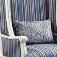 thumbnail image 4 of Chair with Wingback and Resin Queen Anne Legs, Blue, 4 of 5