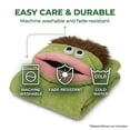 thumbnail image 7 of Funny Big Mouth Monster Adult Onesie with Large Comb Prop, Oversized Fleece One Piece Pajamas for Women & Men, Kigurumi Halloween Costume, 7 of 7