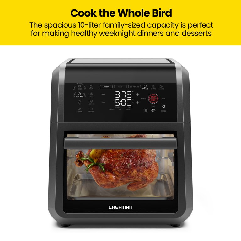 CHEFMAN ExacTemp™ 12 Quart 5-in-1 Air Fryer with Integrated Smart