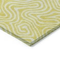 thumbnail image 4 of Addison Rugs Chantille Indoor/Outdoor Transitional Swirls Yellow Washable Rectangle Rug, 1'8" x 2'6", 4 of 6