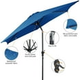 thumbnail image 4 of Costway Parasol de Patio 9 Pieds Extérieur avec Support de Parasol Rond de 50 LBS avec Roues, 4 of 9