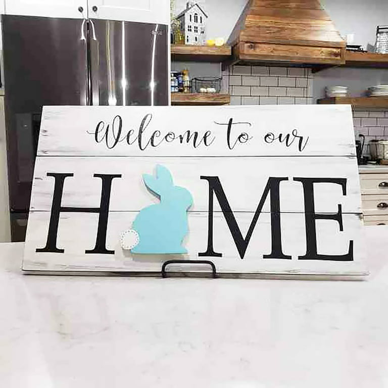 Tæller insekter Thrust deres Yesbay Door Sign Delicate Decorative with 7 Shapes Interchangeable  Accessories DIY Welcome Home Family Board for Daily Life,White - Walmart.com