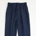 thumbnail image 5 of hengsof Boys' Slim Fit Suit Trousers, Fashionable Solid Color Stretch Waist Pocket Casual Pants for Spring Summer, Suitable for School Church, Children's Sizes 3-17 Years, 5 of 5