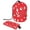Multicolor, variant on PhooArto Travel Cosmetic Bags Barrel Makeup Bag, Multifunctional Toiletry Bucket Bags Round Organizer Storage Pocket, Ladybug on Galaxy Space