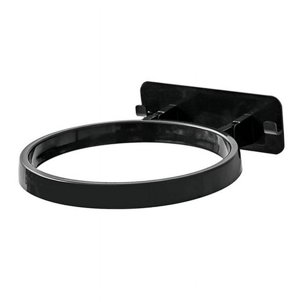 Soporte de pared para exhibición de balones de fútbol, estante de almacenamiento de plástico para balones de fútbol, suministros de baloncesto, color negro
