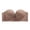 Coffee, variant on Wireless and Seamless Bra for Women JIANLAI Front Closure Underwire Support Bra, Removable Adjustable Thin Strap Seamless Bra, Multiway Daily Evening Outfit Support Bra