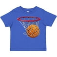 thumbnail image 3 of Inktastic Basketball Swish Boys or Girls Toddler T-Shirt, 3 of 5