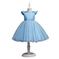 thumbnail image 2 of Wavsuf Flower Girls Dress Light blue Princess Dress Size 2-3 Years, 2 of 9