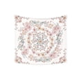 thumbnail image 2 of Poliéster Impreso Tapiz de ropa de cama Bohemia Colgante de pared Suministros de decoración de la pared del hogar, 73x95CM, Rosa claro sidaley HA7124-01B, 2 of 6