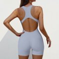 thumbnail image 5 of Caywon Womens Solid Color Underbust Support Sculpting Bodysuit Basic Garment Seamless Smoothing Undergarment for Everyday Wear Comfort Fit Figure Black 3XL, 5 of 5
