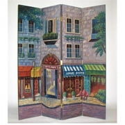 Wayborn Hand Painted The Alley Room Divider