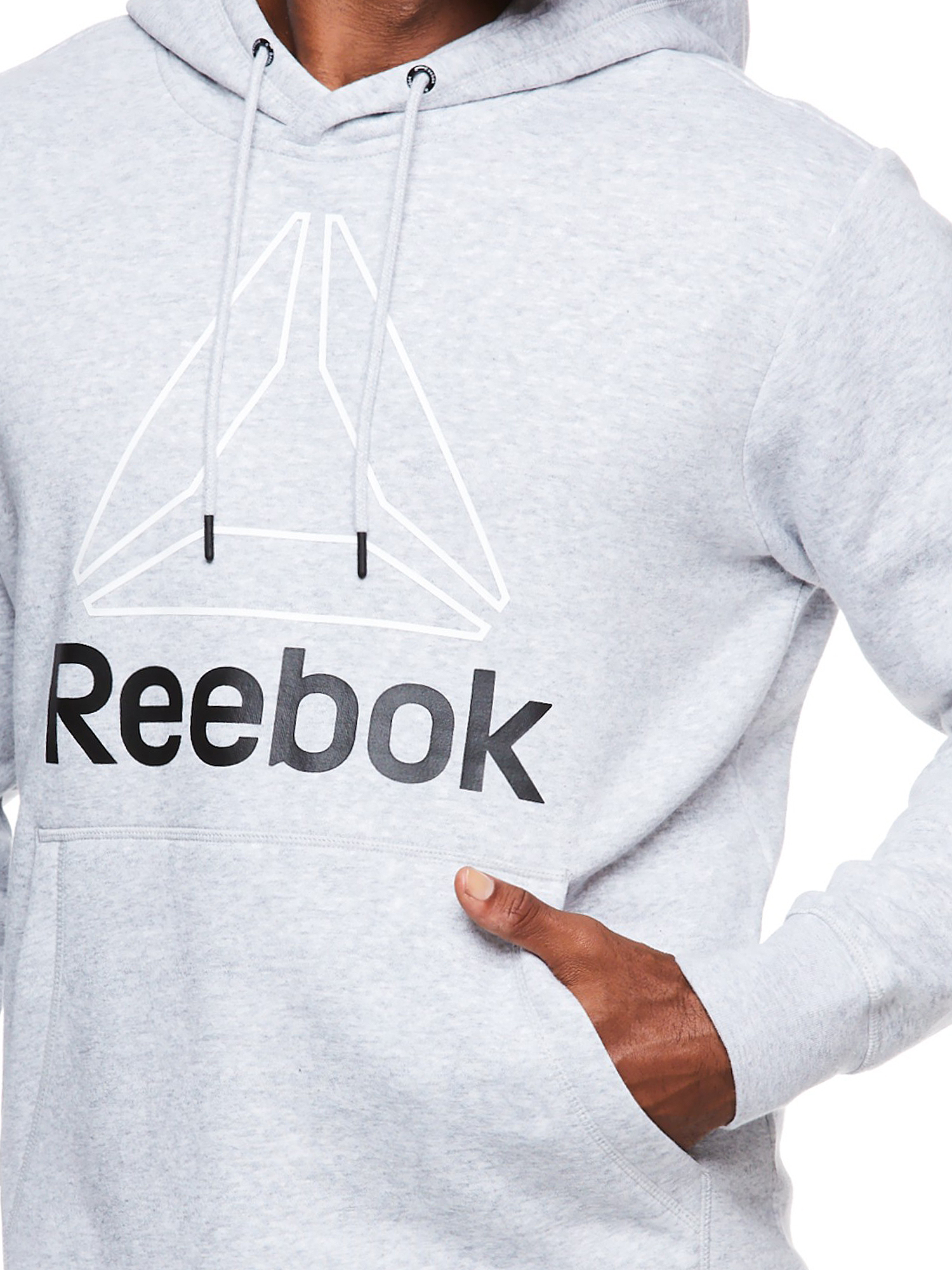 Reebok Mens and Big Mens Active Pullover Fleece Hoodie, Up to 3XL - image 5 of 5