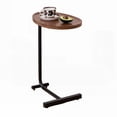 thumbnail image 4 of Brown C-shaped Small Side Table - Ideal for Living Room & Bedroom Use, 4 of 9