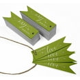thumbnail image 3 of Inkdotpot Pack Of 50 Real Silver Foil Paper Tags Made With Love Text Favor Hang Tags, 3 of 6