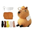 thumbnail image 3 of GUOOL Poupée Capybara Ensemble Unique de Matériel en Laine Bricolage pour Ados Enfants Débutants F, 3 of 9