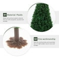 thumbnail image 4 of YSNOOWE 10pcs Miniture Trees Plastic Landscape Modeling for Christmas Scenes, 4 of 8