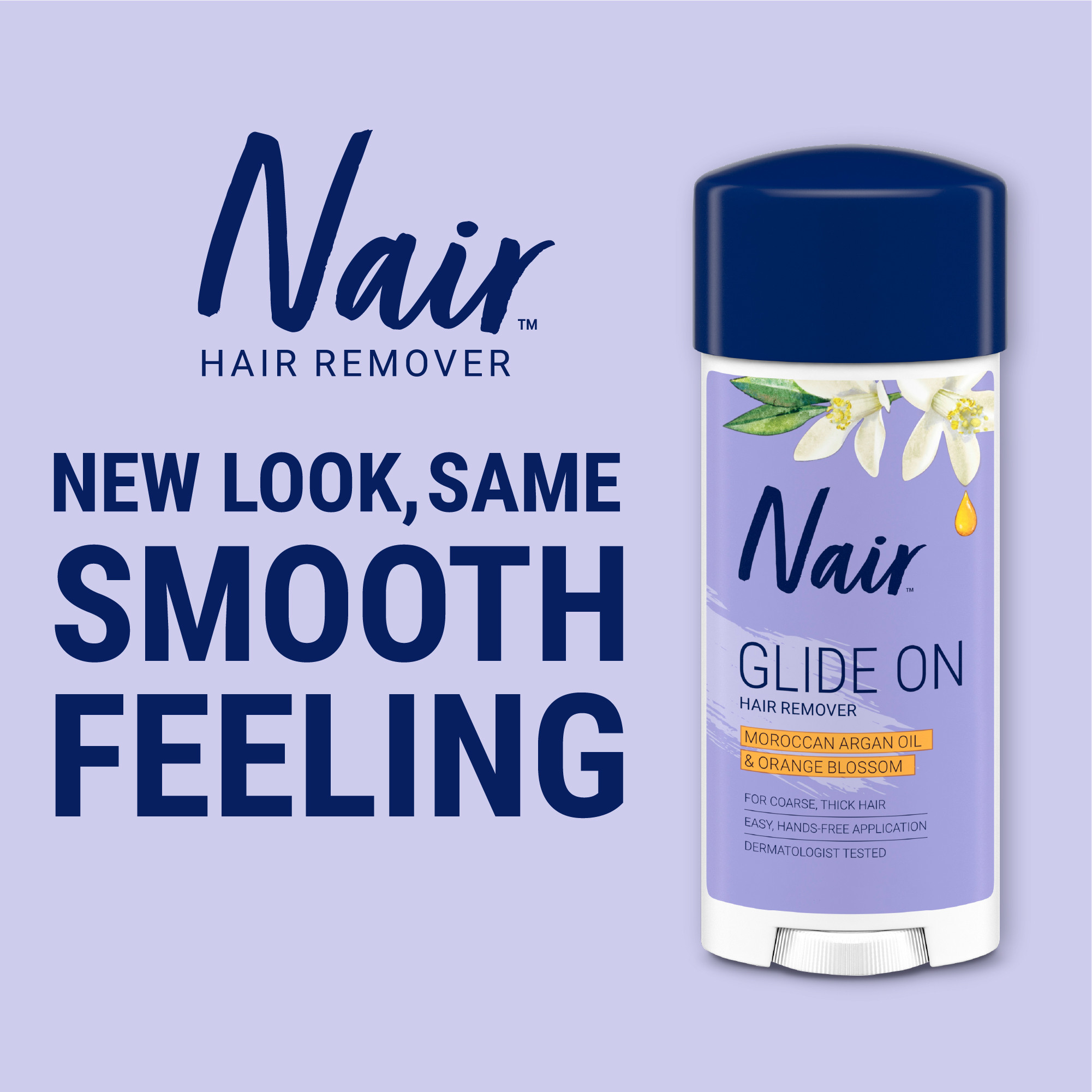 Nair Glide On Hair Removal Cream, Arm, Leg, and Bikini Hair Remover, Depilatory Cream, 3.3 oz Stick - image 4 of 8