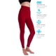 thumbnail image 4 of Leggins para hombre, cintura alta, compresión, control de barriga, color rojo XL, 4 of 7