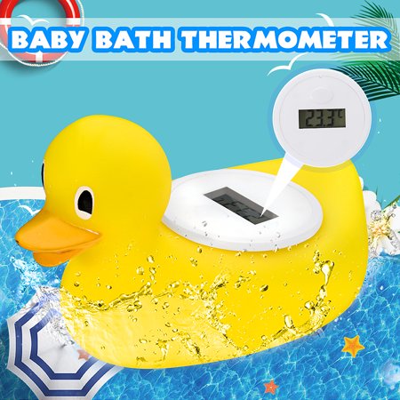 Adorable Digital Baby Bath Thermometer Water Sensor Safety Floating Duck Floating Infant Toy Bathroom Fun