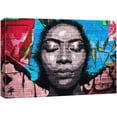 thumbnail image 3 of PixonSign Canvas Print Wall Art Graphic Confident Woman Mural Graffiti & Street Art Comics Digital Art Modern Art Bohemian Portrait Fun Multicolor Ultra for Living Room, Bedroom, Office - 16"x24", 3 of 5