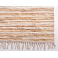 thumbnail image 6 of Unique Loom Chindi Cotton Collection Area Rug - Striped (2' 2" x 3' Rectangle Beige/Ivory), 6 of 7