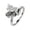 A, variante sur Bradem Bagues en Liquidation! Bague Élégante Personnalité Bague Papillon Colorée Luxueuse et Exquise Bague Tout-Aller, D, Taille Unique Bague Femme en Liquidation, 1 Pce Bague Papillon Colorée