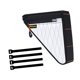 thumbnail image 5 of Bolsa triangular para bicicleta, bolsa para cuadro de bicicleta, bolsa compacta y multifuncional para debajo del tubo de la bicicleta. Blanco, 5 of 8
