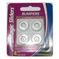 thumbnail image 1 of Magic Sliders 5992235 0.87 x 0.87 in. Clear Rubber Bumper Pads - 4 per Pack, 1 of 1