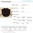 thumbnail image 6 of LoudSung Fake Collar Detachable Dickey Half Shirts Stand Blouse False Top Elegant for Women Girls, 6 of 6