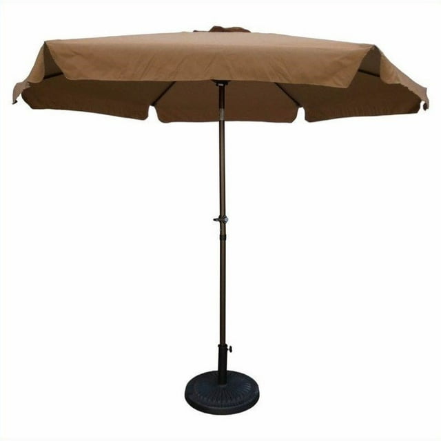 International Caravan Parasol de Patio St. Kitts en Chocolat