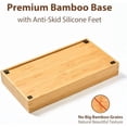 thumbnail image 4 of Bamboo Kitchen Drawer Organizer, 7 Inch Silverware Utensils Tray Holder for Small Drawer, Wood Caddy for Flatware Cutlery Knives, 4 of 6