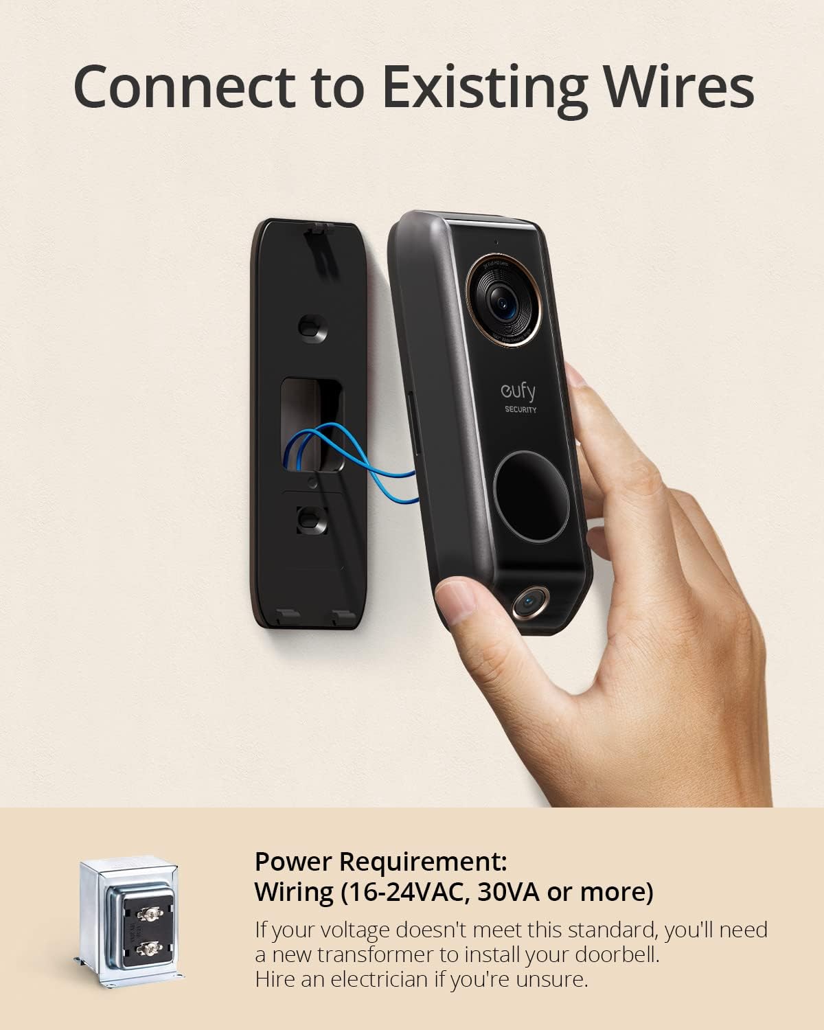 eufy Security Video Doorbell S330 Wired with Dual Cam and Chime photo 6