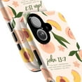thumbnail image 2 of Inspirational John 13:7 Peach Design Touch Case, Dual Layer Phone Case for iPhone 11 12 13 14 15 16 Pro Max Mini Plus, 2 of 6