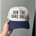 thumbnail image 3 of Run The Dang Ball Embroidered Trucker Hat, Adjustable Snapback Baseball Cap for Men and Women, Funny Sports Inspired Hat for Football Fans, Casual Streetwear Accessory, 3 of 5